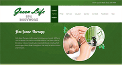 Desktop Screenshot of greenlifespa.com